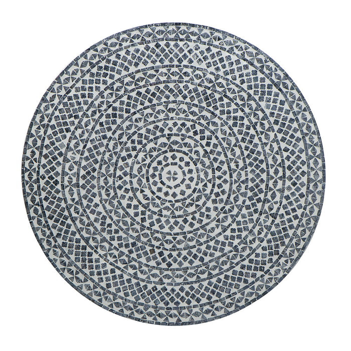 Unique Capiz Coffee Table & Pedestal Base