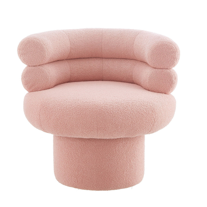 Round Swivel Accent Chair For Living Room