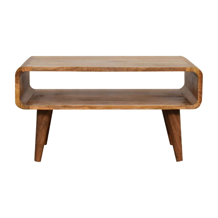 Solid Wood Open Media Unit