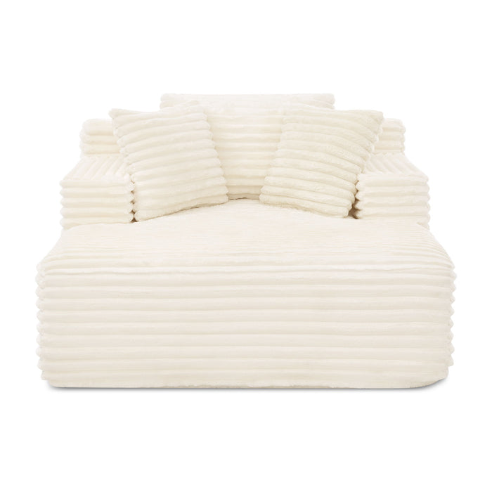 Chaise Lounge Sofa Bed With Deep Seat For Living Room