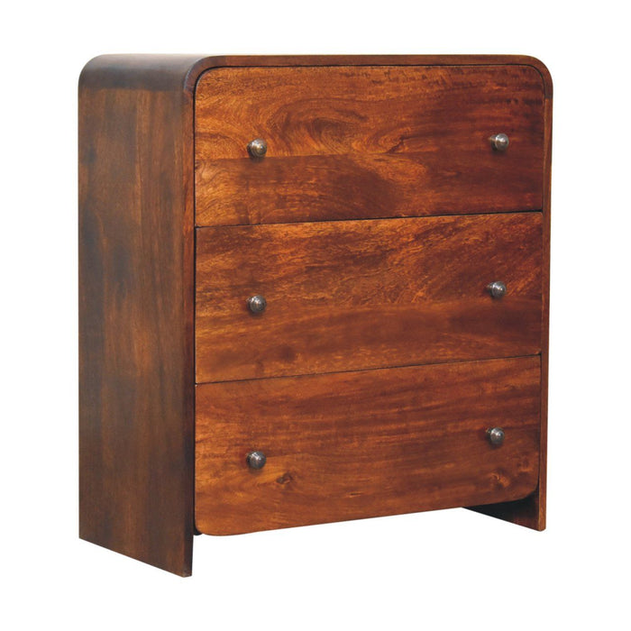 Aspen - Slim Chest - Dark Brown
