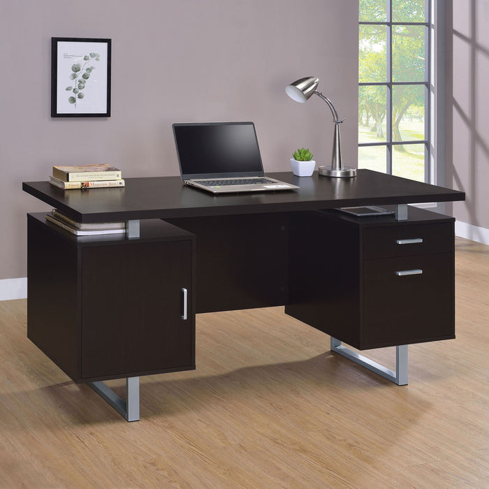 Contemporary 2 Drawer Computer Desk