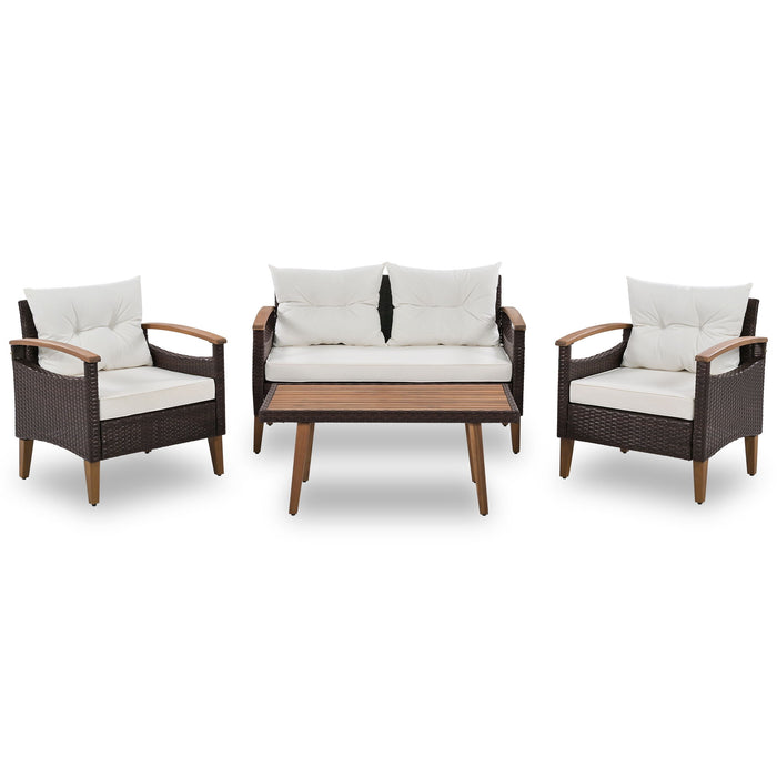 4 Piece Garden Furniture, Patio Seating Set