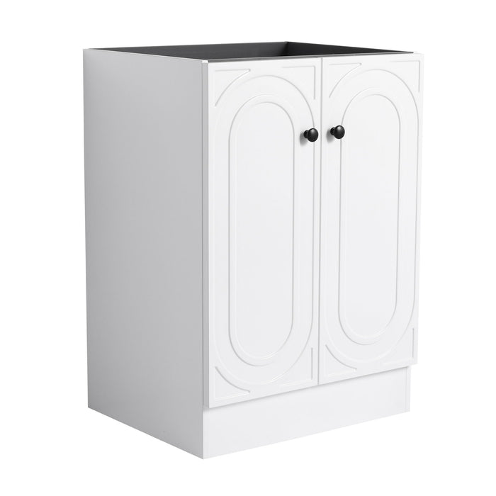 Modern Freestanding Bathroom Vanity With Soft Close Cabinet Doors
