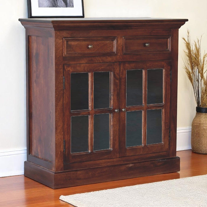 Glazed Cabinet - Cherry