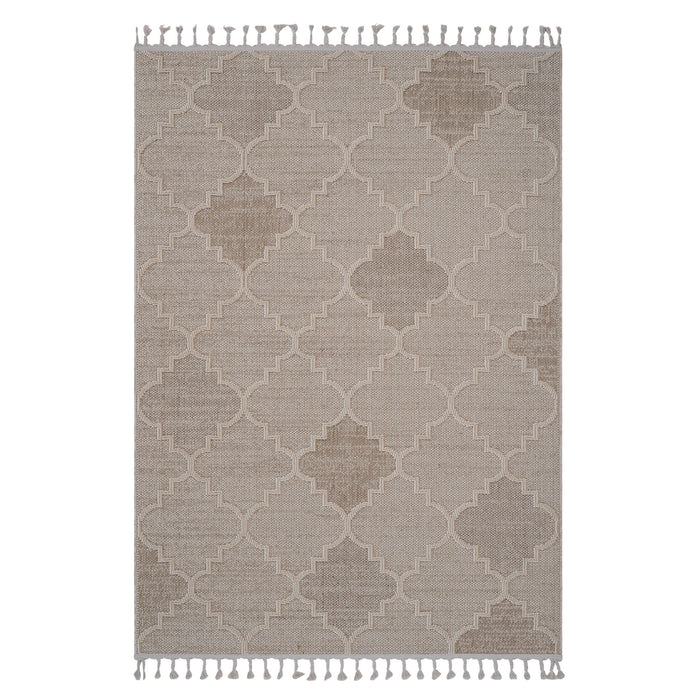 Guros - 8' X 10' Trellis Indoor / Outdoor Area Rug - Cream