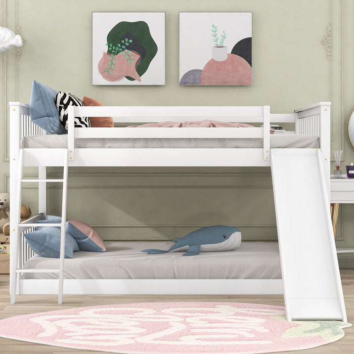 Bunk Bed With Convertible Slide And Ladder