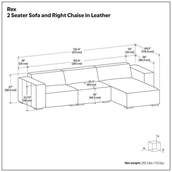 Rex - Handcrafted Sectional Sofa