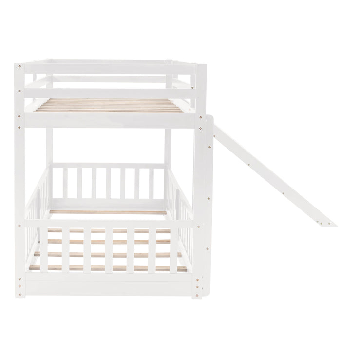 Functional Bunk Bed & Convertible Ladder And Slide