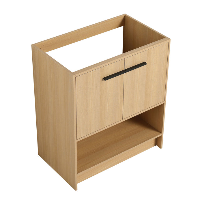 Modern Freestanding Bathroom Vanity With 2 Doors