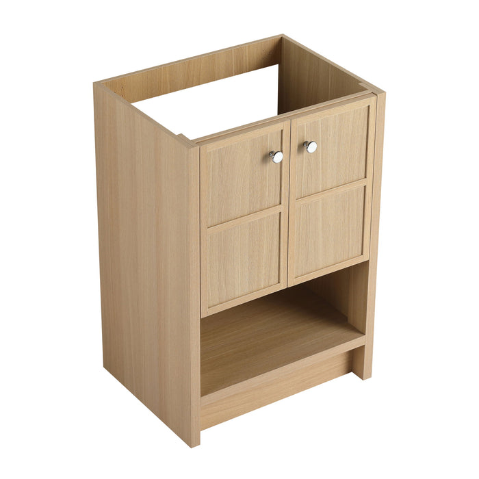 Modern Freestanding Bathroom Vanity With 2 Soft Closing Doors