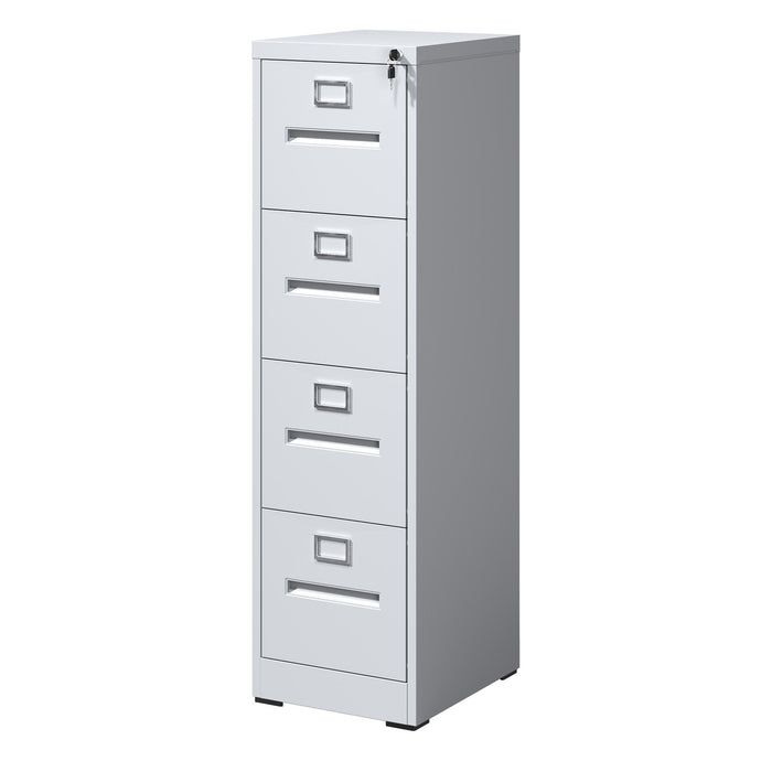 Premium Drawer File Cabinet With Lock, Metal Vertical Design, A4 Legal / Letter Size