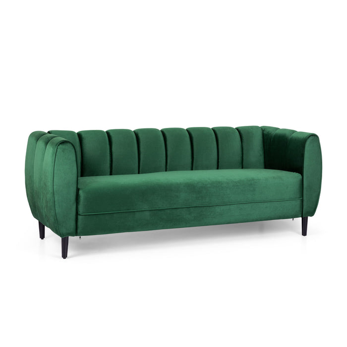 Miranda - Modern Glam Velvet 3 Seater Sofa