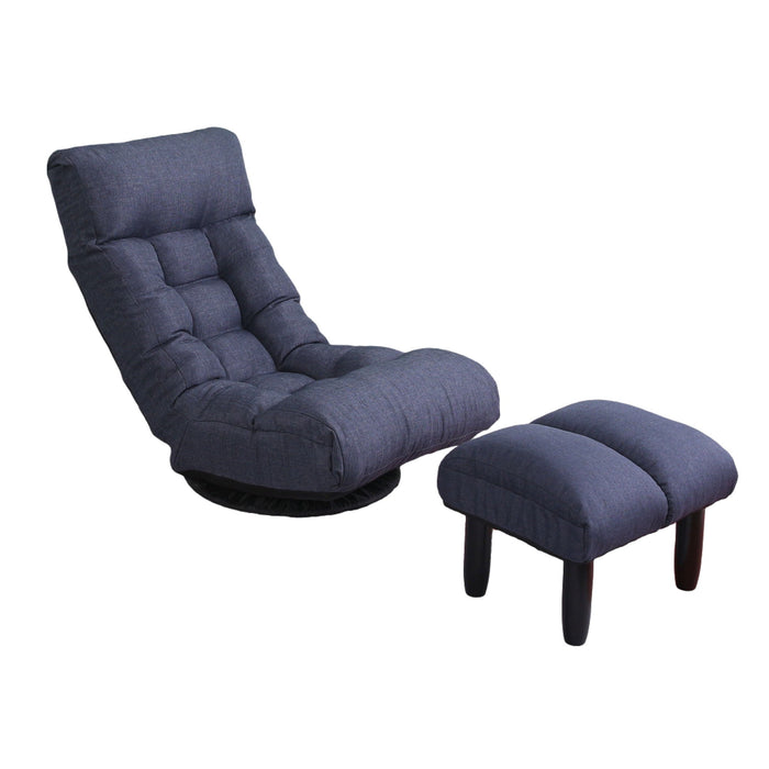 Adjustable Japanese Reclining Floor Chair Sofa With Metal Frame For Living Room