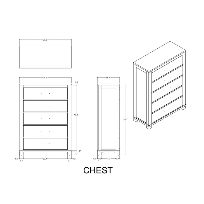 Augusta - Chest - Beige Brown