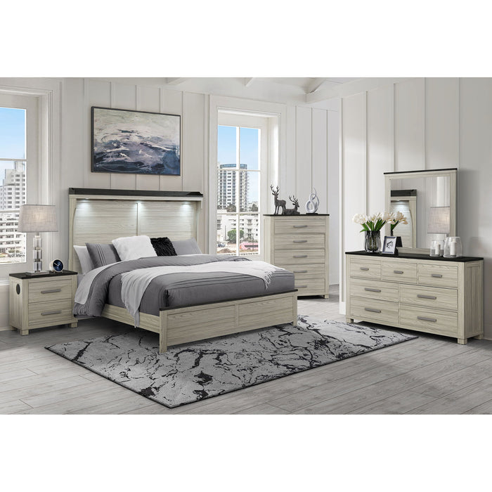 Augusta - Mirror With Sleek Frame, Large Scale Mirror For Dresser - Beige Brown
