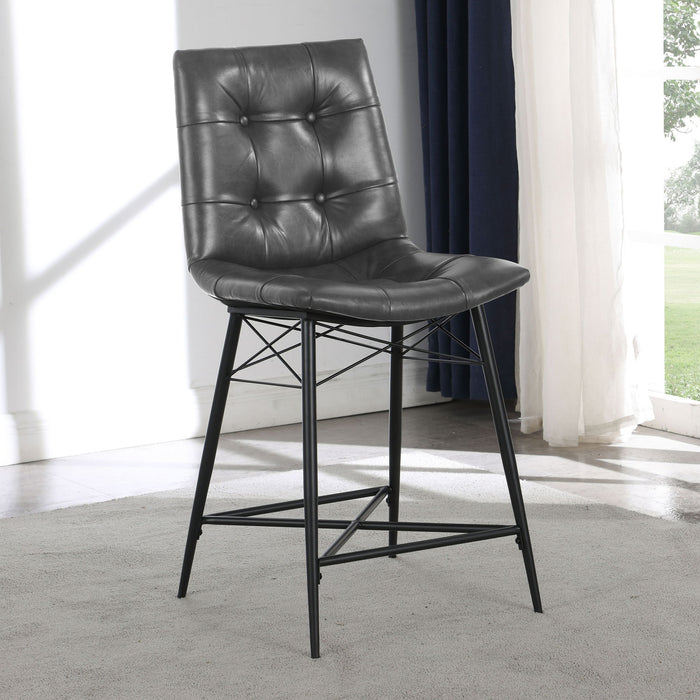 Counter Height Stools & Padded Seat (Set of 2)