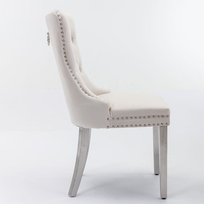 Nikki - Contemporary Upholstered Dining Chair (Set of 2)