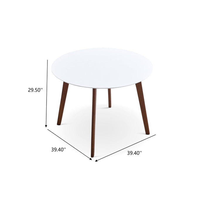 Carlton - Dining Table - Brown / White