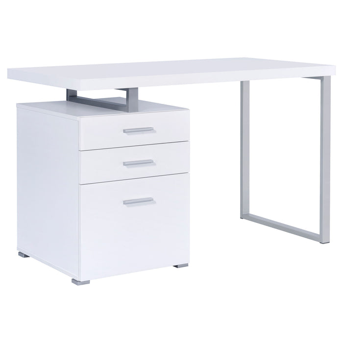 Modern Reversible 3 Drawer Office Computer Desk