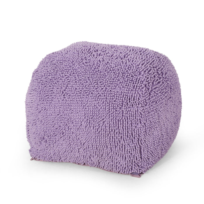 Spongy Microfiber Square Pouf Soft Seating