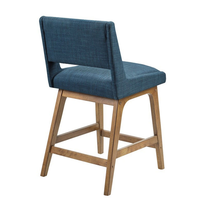 Boomerang - Dining Counter Stool Cushion - Navy