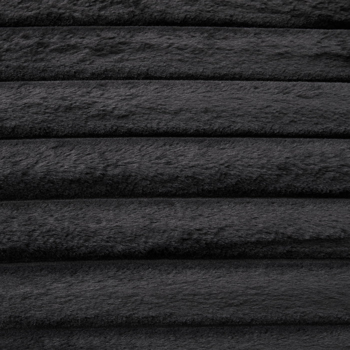 Plush Oversized Double Chaise Lounge Sofa Bed With USB Ports And Cup Holders