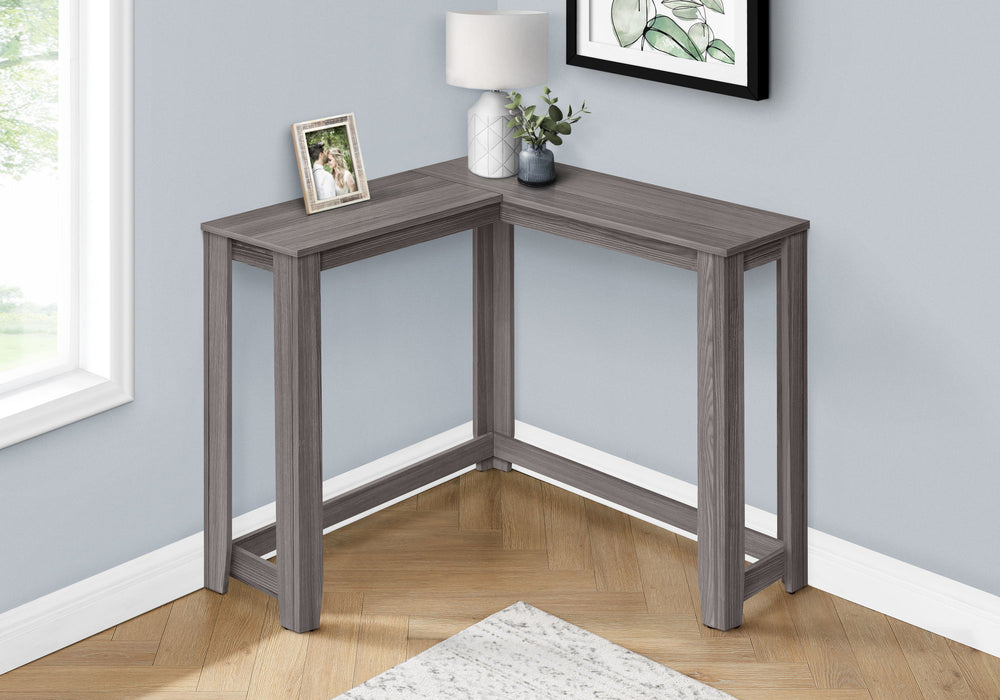 Corner Accent Console Table For Entryway, Unique Design Contemporary & Modern
