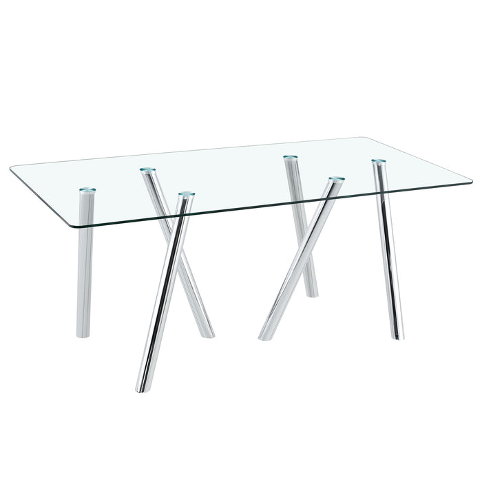 Dining Table With Transparent Surface
