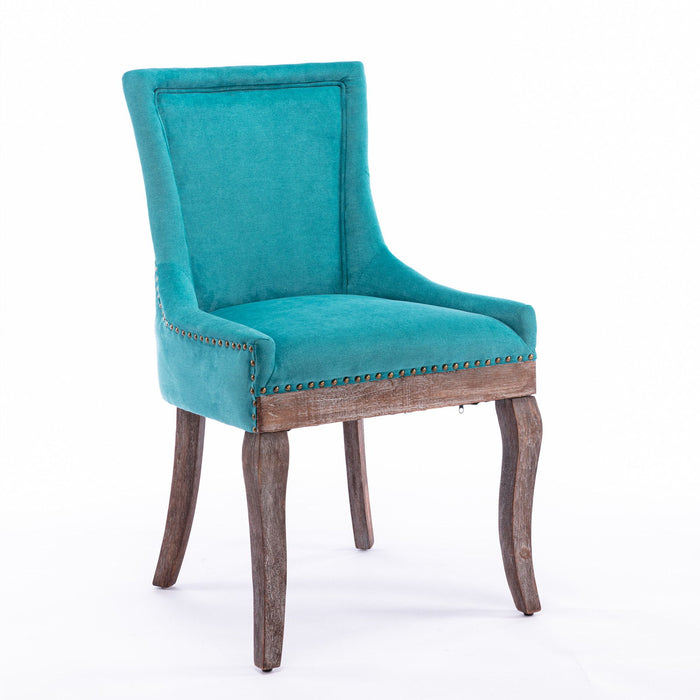 Ultra - Side Dining Chair, Nail Head (Set of 2)