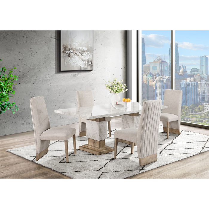 Stacey - Dining Table Set & 4 Chairs