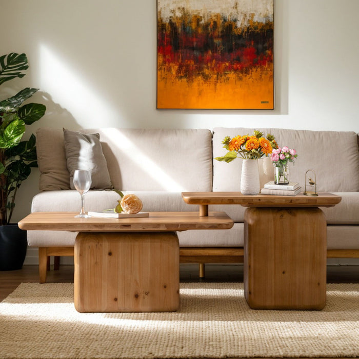 Square Coffee Table Set (Set of 2)