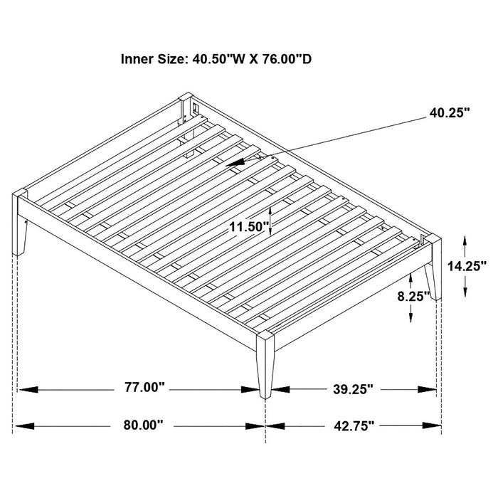 Spivey - Universal Platform Bed
