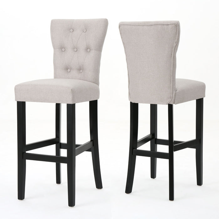 Elegant Barstool Set With Plush Cushioning