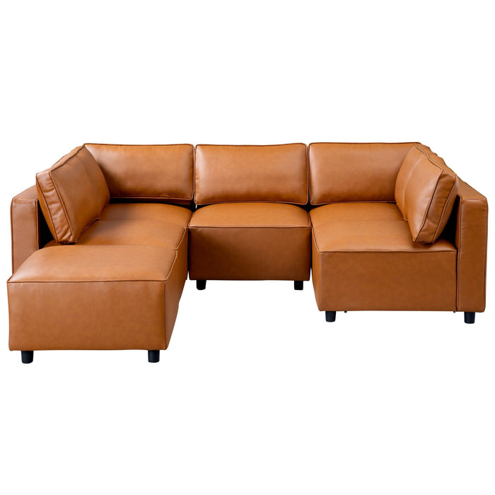 Reno - Modular Sofa - Cognac